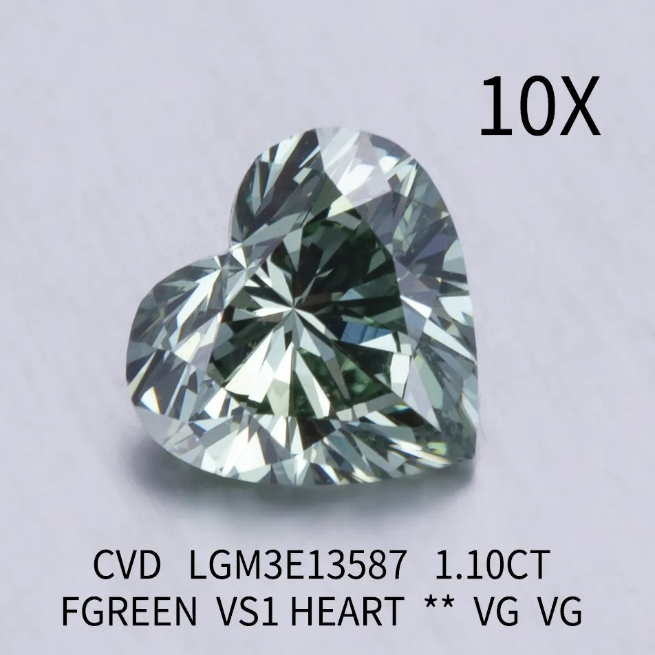 Custom lab green diamond from China Manufacturer | Messi Jewelry 3