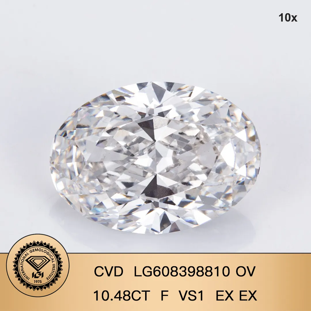 Custom large lab grown diamonds for sale with good price Manufacturer | Messi Jewelry 2