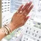 Messi Jewelry Moissanite Tennis Set in Gold/Silver 5