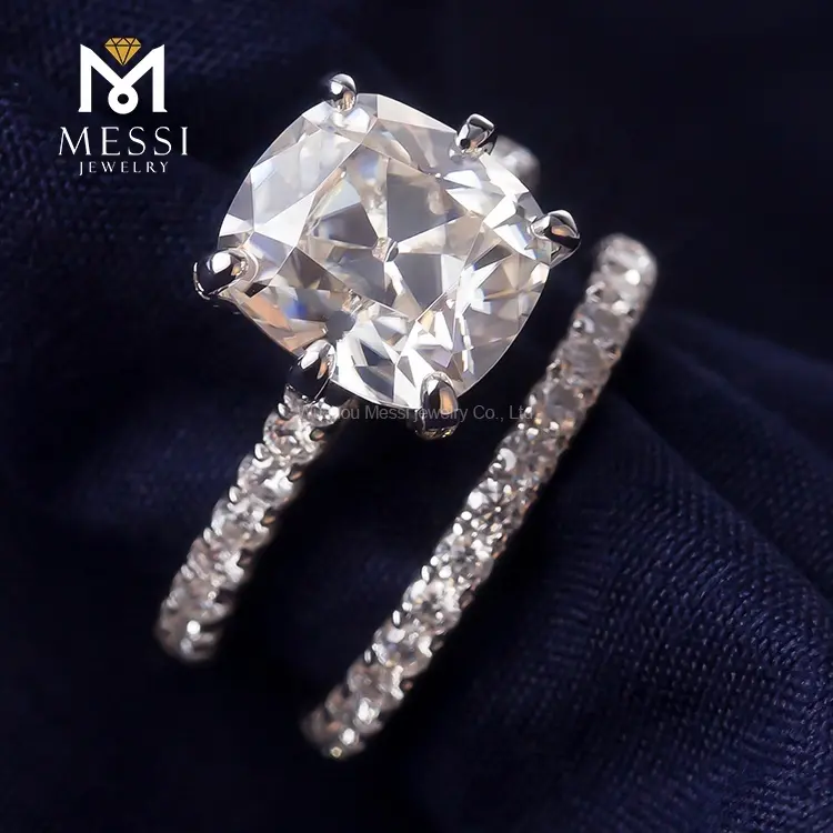 Messi Jewelry Moissanite Tennis Set in Gold/Silver 3