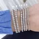 Messi Jewelry Moissanite Tennis Set in Gold/Silver 6