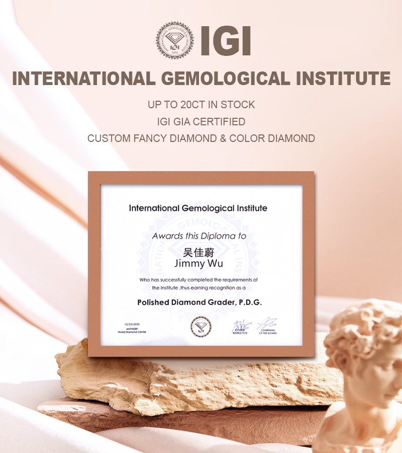 MSR-1133 18K Gold Customized Oval Lab Diamond Solitary Ring 8