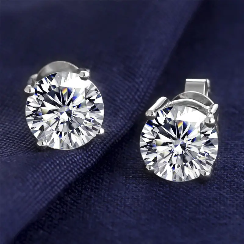 IGI Certified Lab Diamond Stud Earrings 5