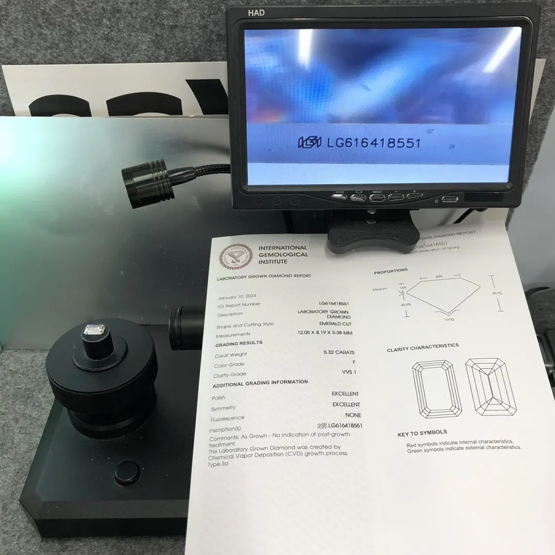 Fancy Shape Lab Diamond Lab Grown Diamond Supplier for Ring Factory 3