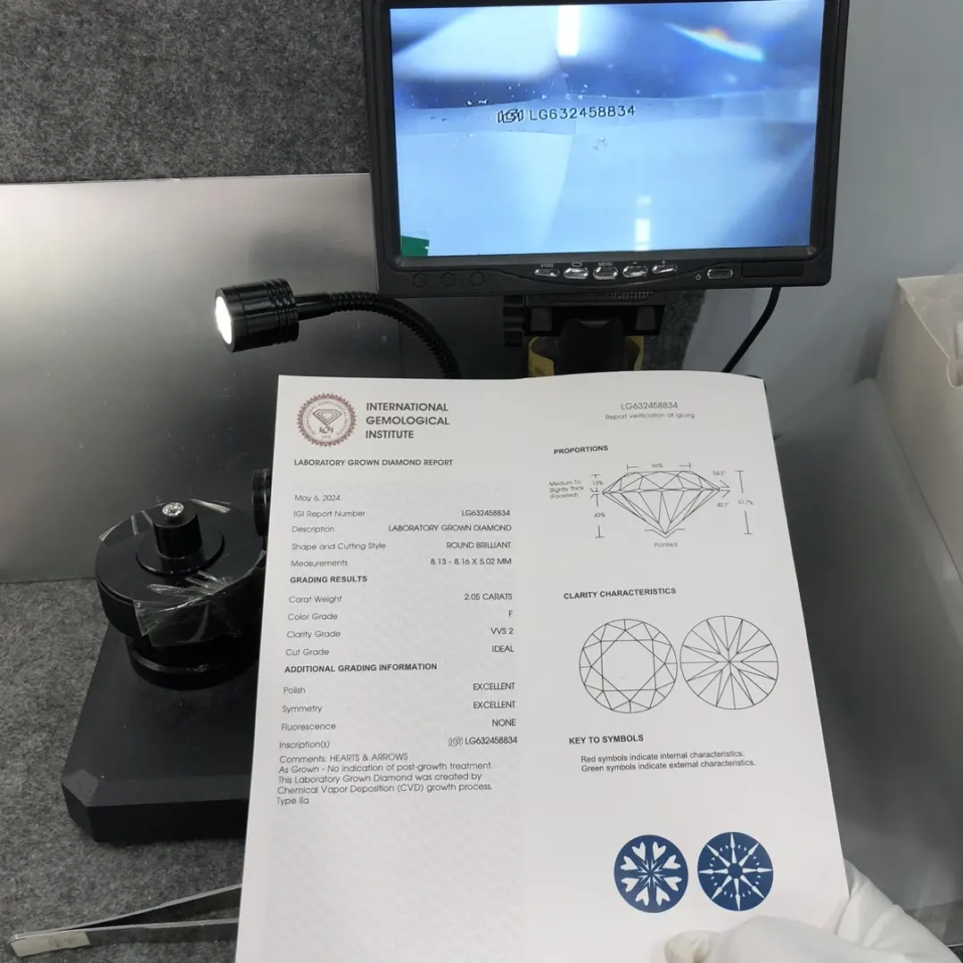 4 Carat Oval Lab Grown Diamond Price by Messi Jewelry 2