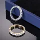 Creative rose gold moissanite wedding band with custom services | Messi Jewelry 4