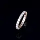 Creative rose gold moissanite wedding band with custom services | Messi Jewelry 2