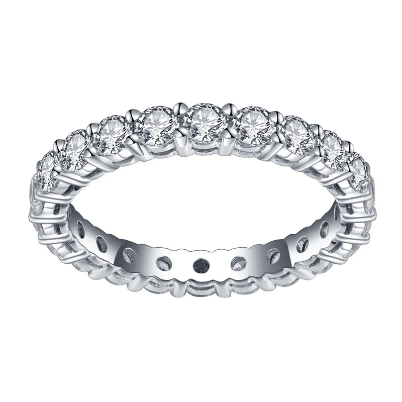 Creative rose gold moissanite wedding band with custom services | Messi Jewelry 7