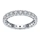 Creative rose gold moissanite wedding band with custom services | Messi Jewelry 7