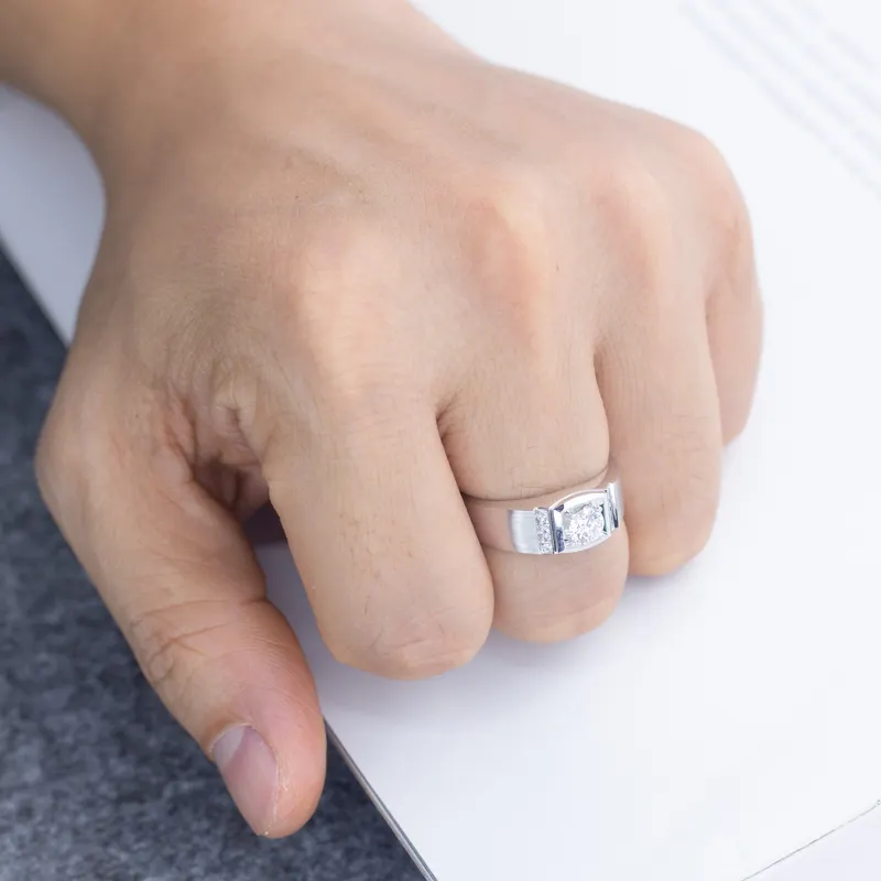 Jaminan Kualiti Cincin Perkahwinan Berlian Fesyen yang Dihasilkan di Makmal Fesyen untuk Pemberian Hadiah 6