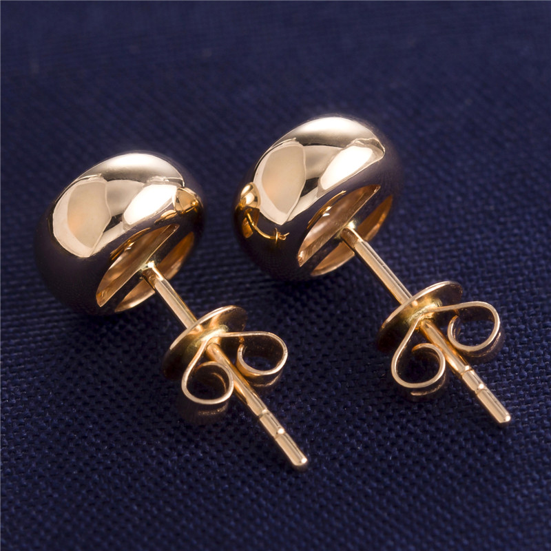 Messi Jewelry - Messi Jewelry 1.0ct CVD HPHT lab grown diamond stud earrings 10k 14k 18k gold earrings Earrings 17