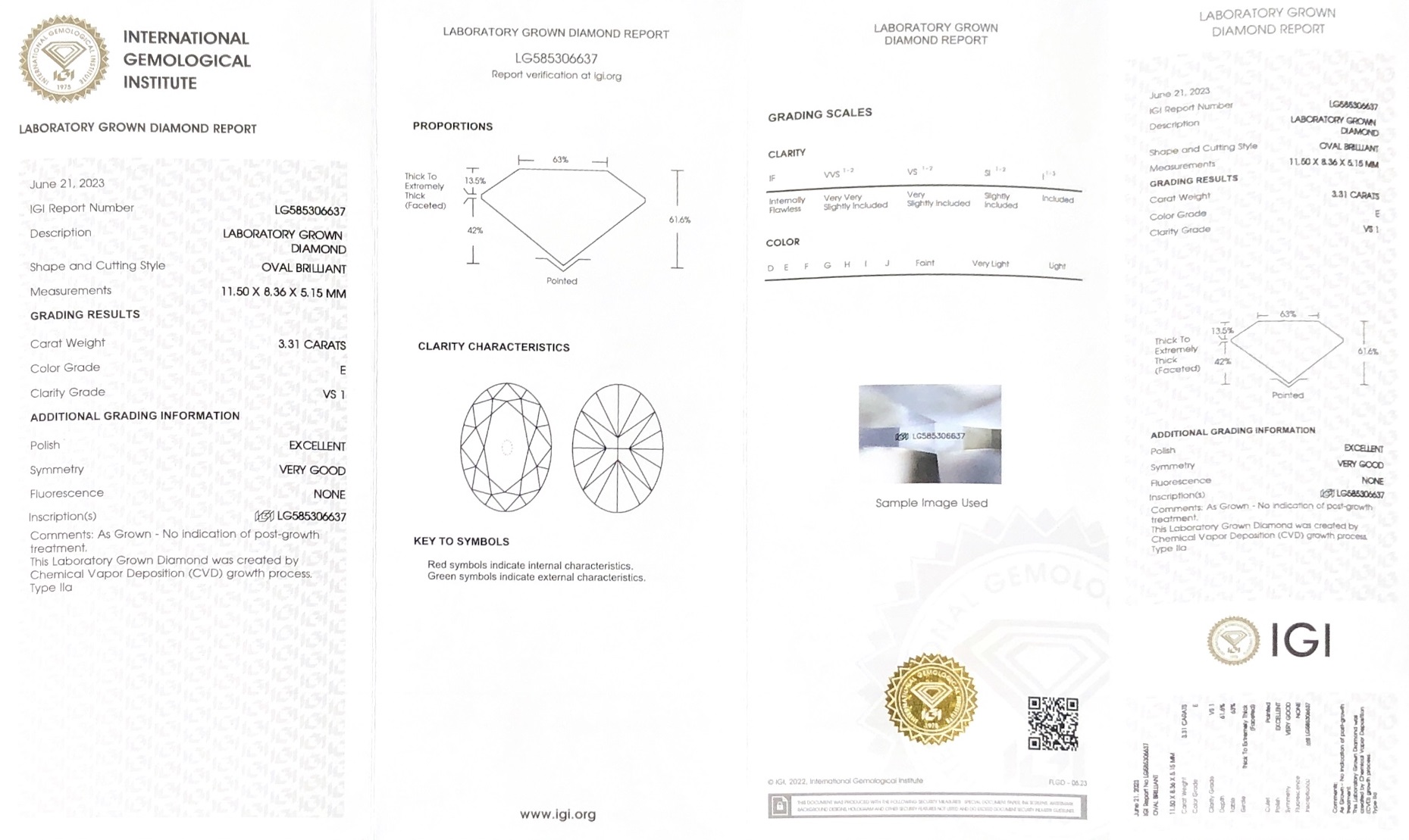 Produção em massa de diamante oval de laboratório de 2,5 quilates personalizado | Messi Jewelry 6