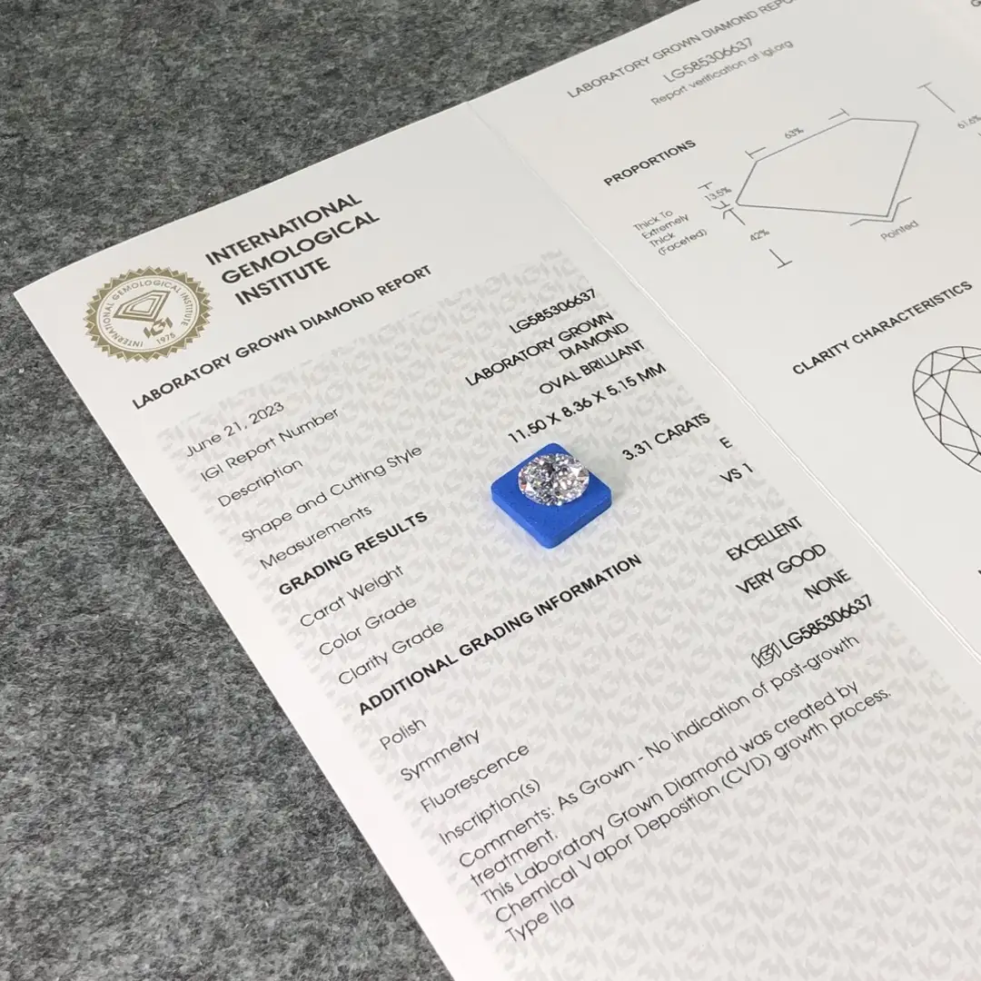 Lab Grown Marquise Diamonds from 0.3-20 ct. IGI Certified 4