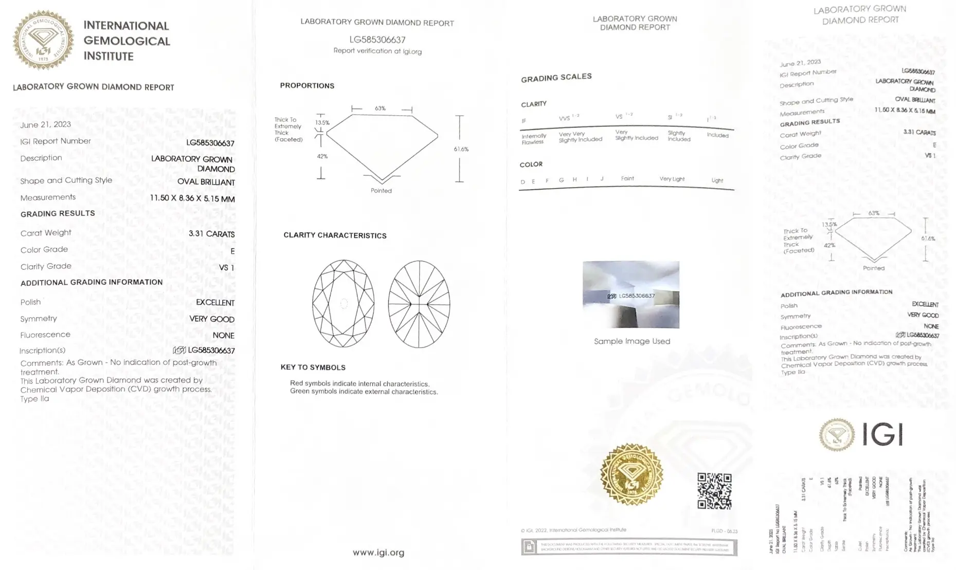 Messi Jewelry | factory Direct 3 carat lab diamond oval directly sale 5