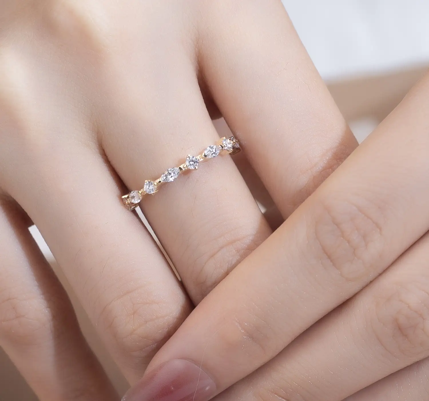 lab diamond ring at Wholesale Prices | Messi Jewelry 4