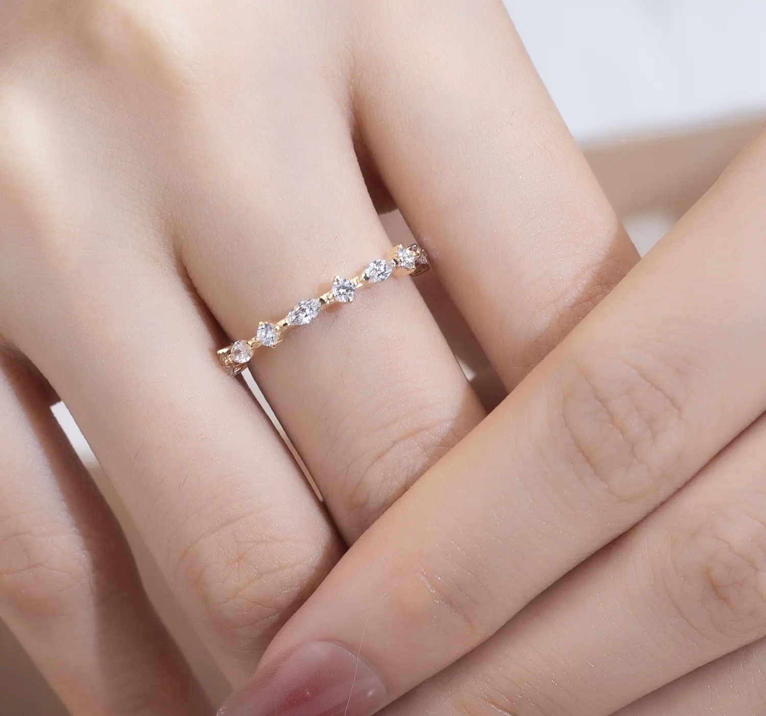 lab diamond ring at Wholesale Prices | Messi Jewelry 4