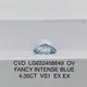 4.53ct Oval Fancy Intense Blue Lab Grown Diamond - IGI Certified 
Customize Your Eternal Gift 4