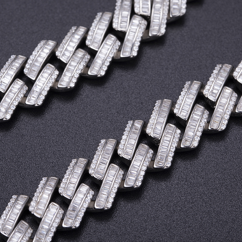 Messi Jewelry - customized hip-hop jewelry Men's Cuban Link Chain with cubic zircon Bracelet 10