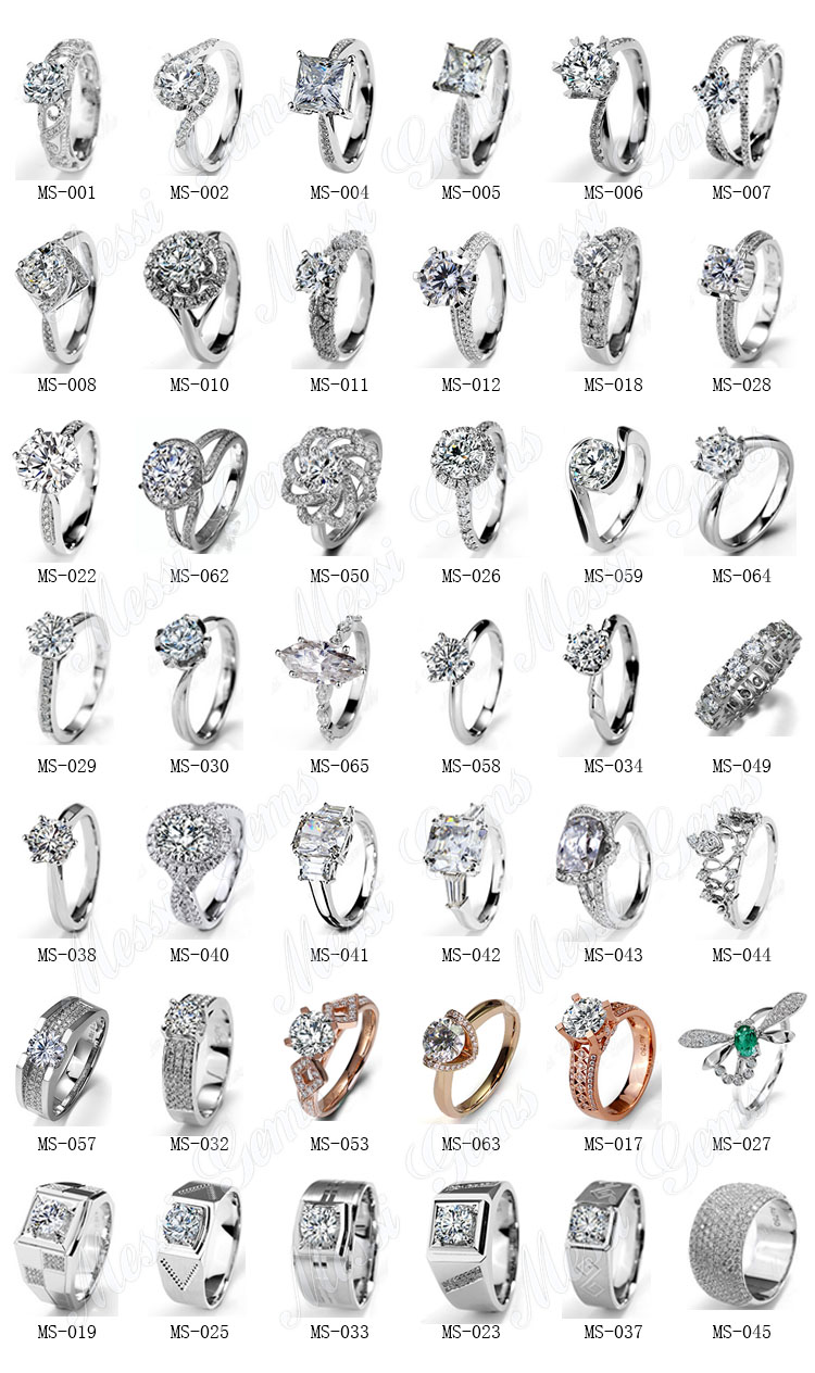 Messi Jewelry - Messi Jewelry high quality 14k gold jewelry wholesale AU750 mens moissanite rings Men Rings 20