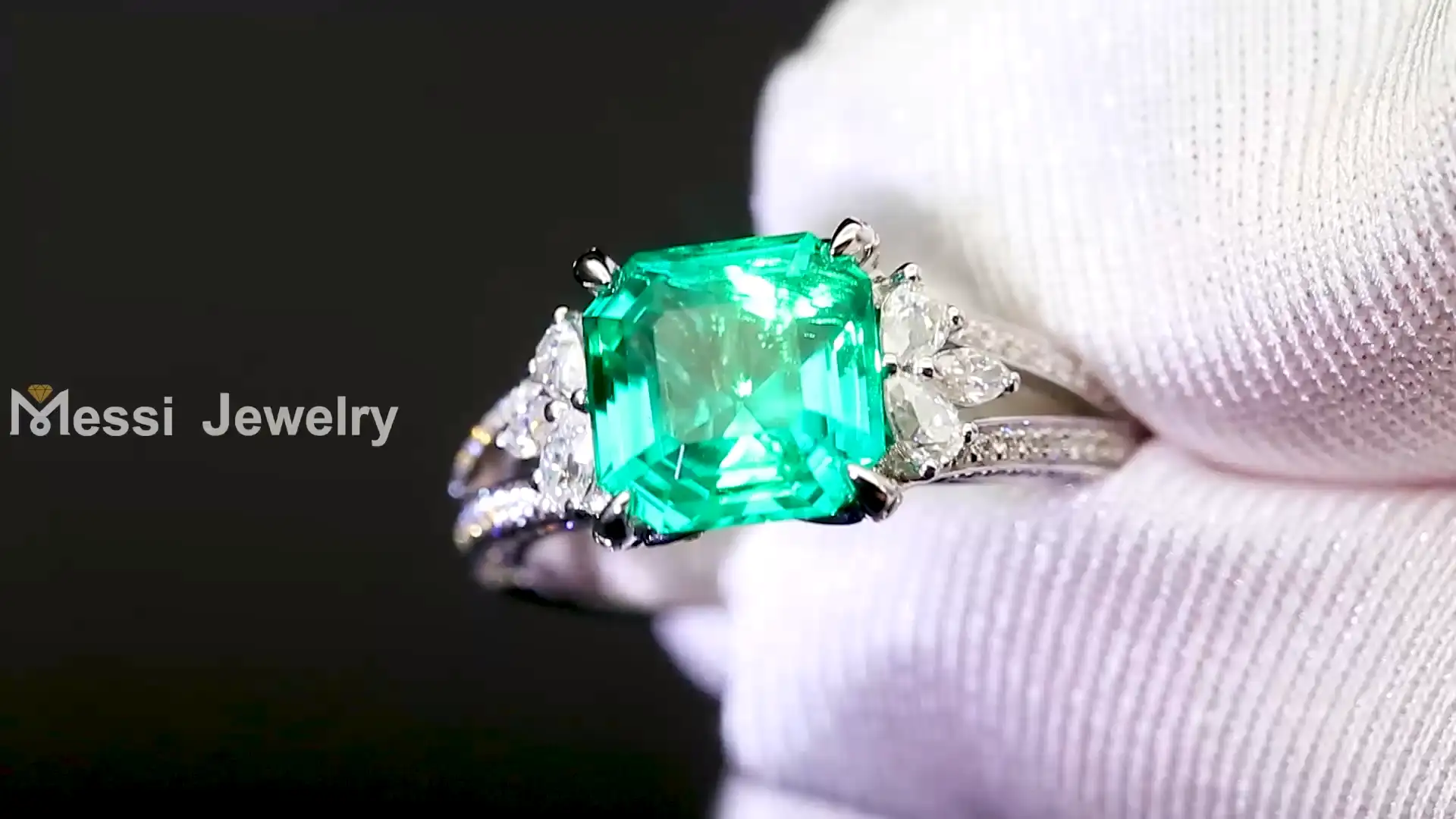 Custom topaz engagement ring series Manufacturer | Messi Jewelry 3