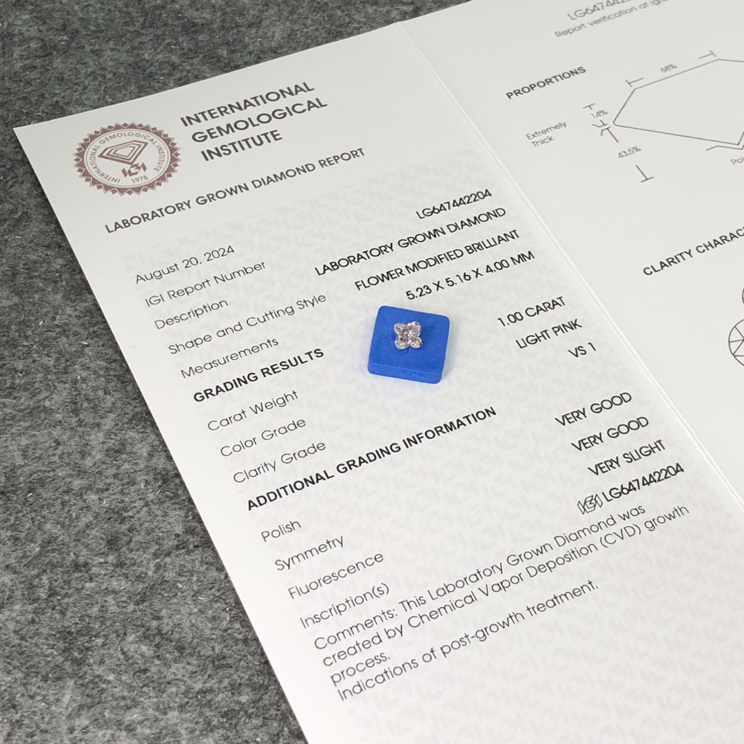 1.00CT Fancy Shape Lab Grown Diamond - Perfect for Custom Pendants 7