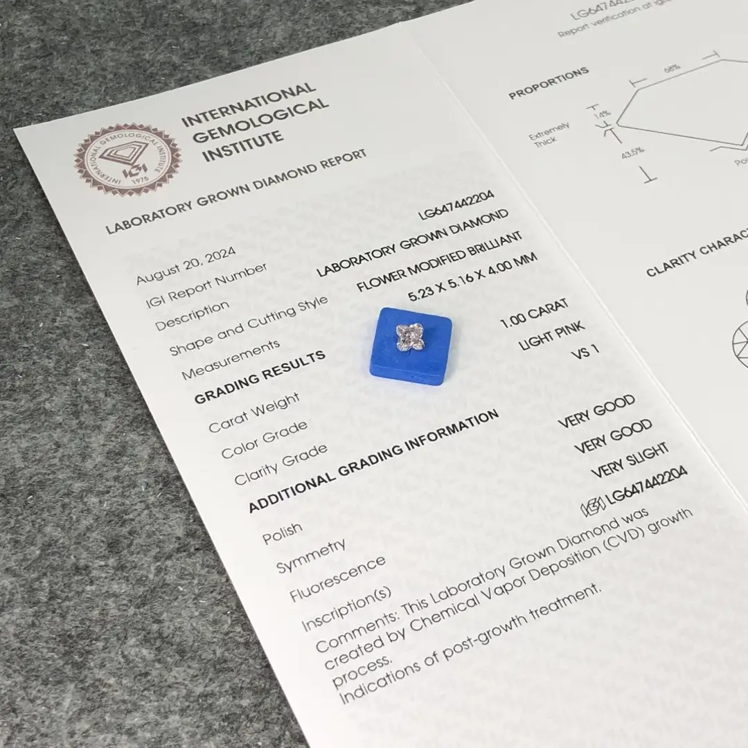 1.00CT Fancy Shape Lab Grown Diamond - Perfect for Custom Pendants 6