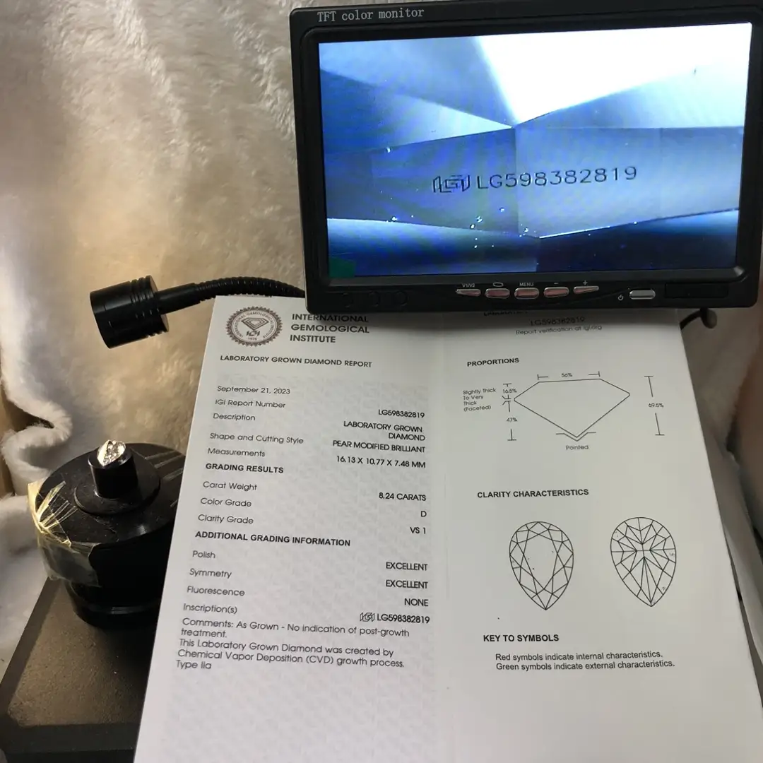 Custom 5ct lab grown diamond factory Manufacturer | Messi Jewelry 3