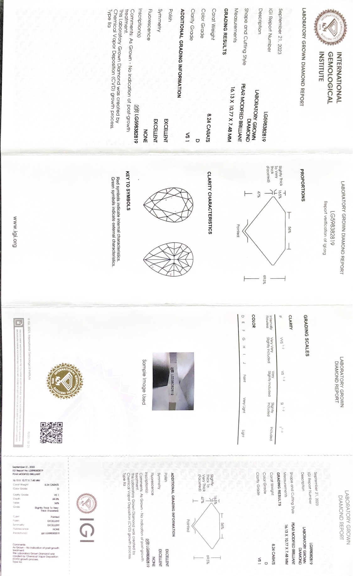 Grandes diamantes cultivados em laboratório à venda a preços de atacado | Joias Messi 8