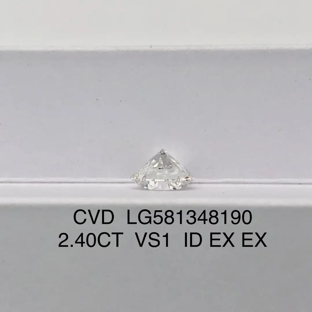 Custom round lab diamond factory price Manufacturer | Messi Jewelry 3