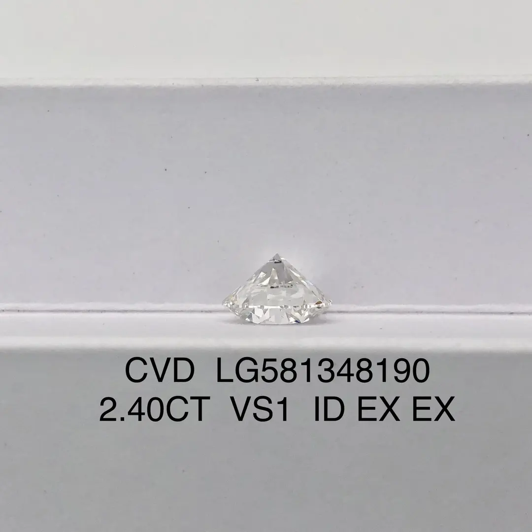 Custom round lab diamond factory price Manufacturer | Messi Jewelry 3