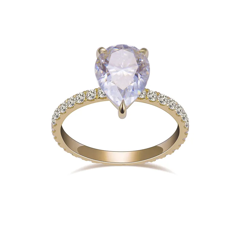 Kenyataan Fesyen Pengilang Cincin Berlian Potongan Makmal 2