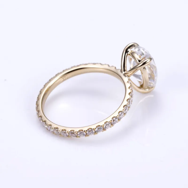 Kenyataan Fesyen Pengilang Cincin Berlian Potongan Makmal 5