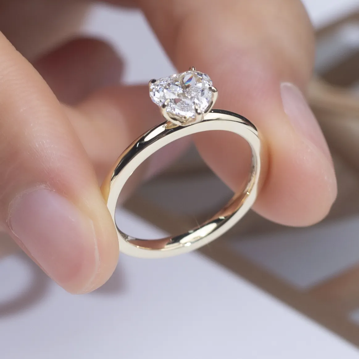 Cincin Berlian Tumbuh Cincin Berlian Makmal Borong - Barang Kemas Messi 2