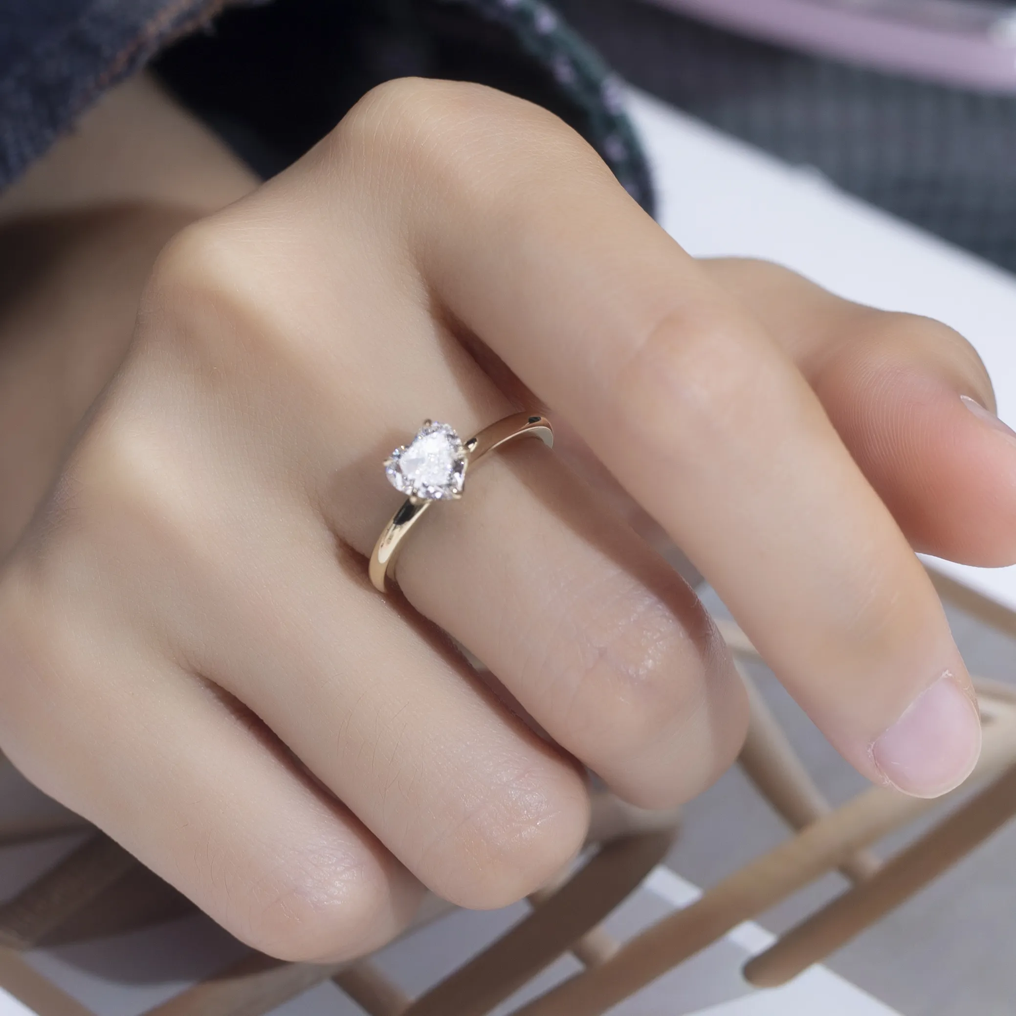 Cincin Berlian Tumbuh Cincin Berlian Makmal Borong - Barang Kemas Messi 6