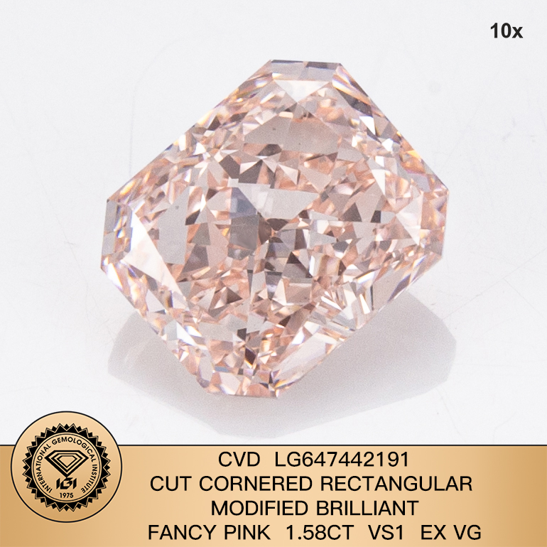 CVD Colored Diamond 1.58CT VS1 EX VG Lab Diamond Manufacturers From ...