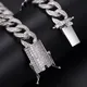 925 Silver Moissanite Diamond Tennis Necklace Chain - Fine Alahas 优化 Fine Alahas Necklace - 925 Silver Handmade Moissanite Ice Out Bling Tennis Necklace Chain 7