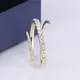 Customizable Gold or Silver Lab Diamond Ring 3