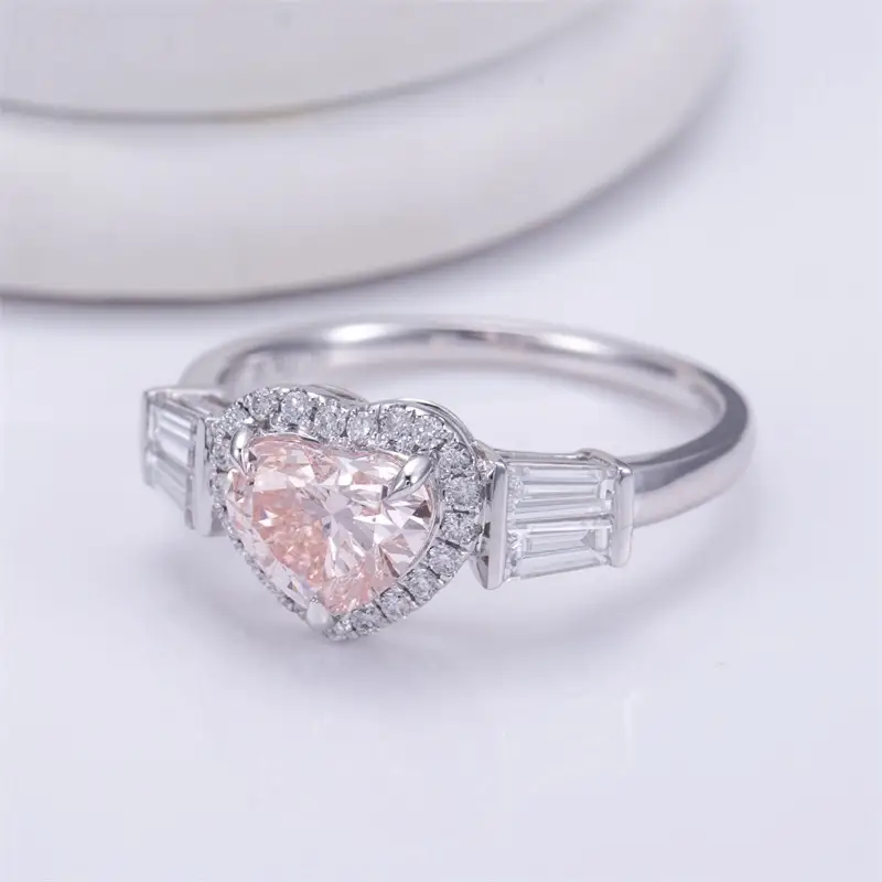 MSR-1461 9K/14K/18K/White Gold Personalization Color Diamond Jewelry Ring 1