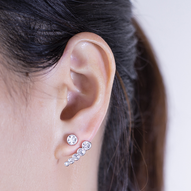 Messi Jewelry | bulk production lab diamond earrings highly rated 14