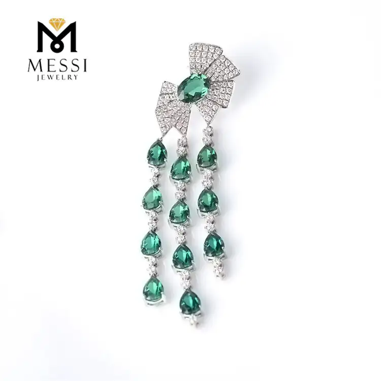 Newest sapphire studs with good price | Messi Jewelry 3