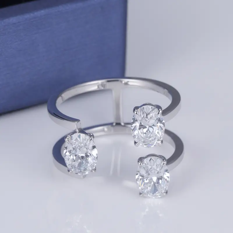 MSR -610 14K 0.8Ct Lab Diamond Def vs Drage Ring -Messi 1