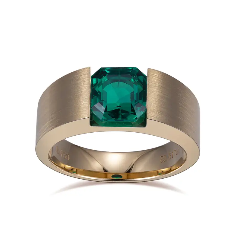 Ювелирные изделия Messi - Messi Gems Ring 18K Желто -золотое лаборатор 1