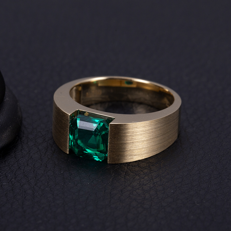 Ювелирные изделия Messi - Messi Gems Ring 18K Желто -золотое лаборатор 11