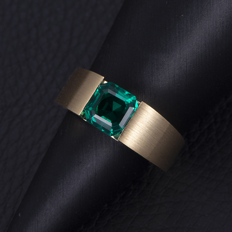 Ювелирные изделия Messi - Messi Gems Ring 18K Желто -золотое лаборатор 14