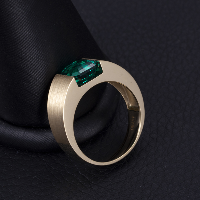 Ювелирные изделия Messi - Messi Gems Ring 18K Желто -золотое лаборатор 12
