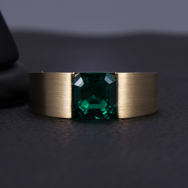 Ювелирные изделия Messi - Messi Gems Ring 18K Желто -золотое лаборатор 13