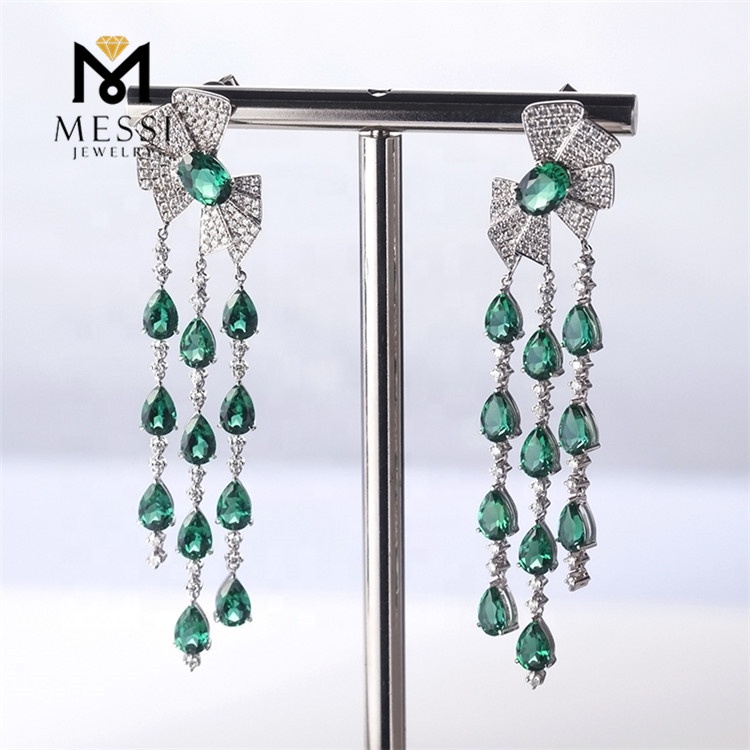 Barang Kemas Messi | Bekalan anting-anting batu opal fesyen 8