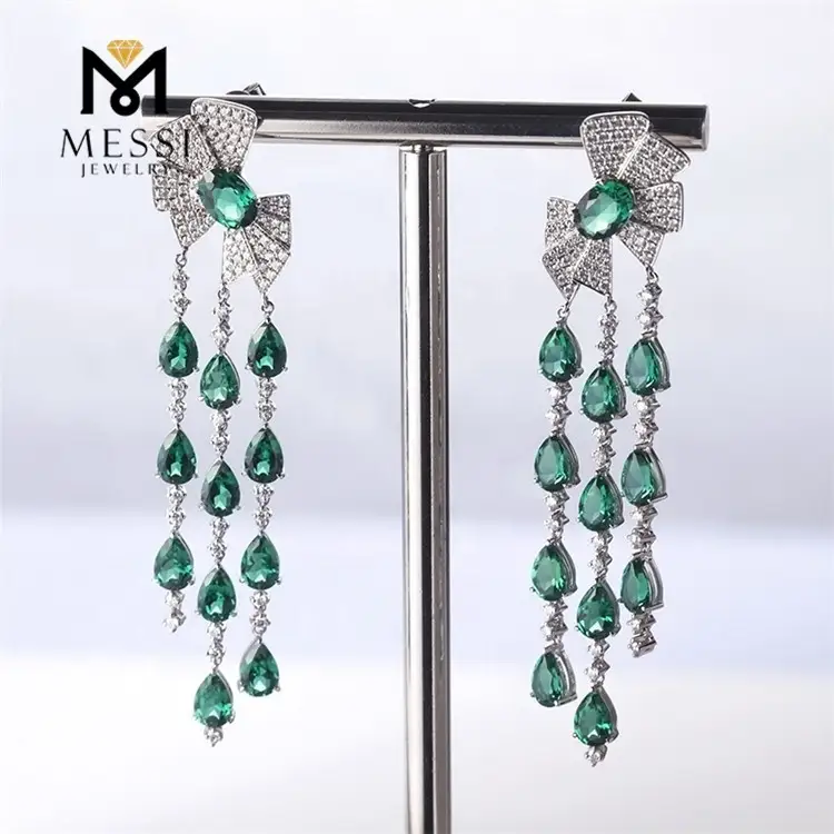Messi Jewelry | Fashion opal stone earrings supply 5