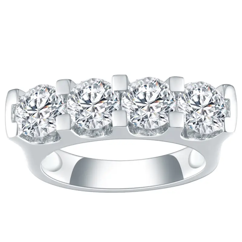 MSR-594 18K White Gold 0,5CT da laboratorio diamante coltivato DVVS-gioielli-messi 1