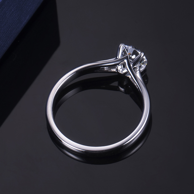 Messi Jewelry - Messi Gems MS-654 1Ct DEF Moissanite 2022 Valentine's Day Women Gift 18k Gold Ring Rings 10